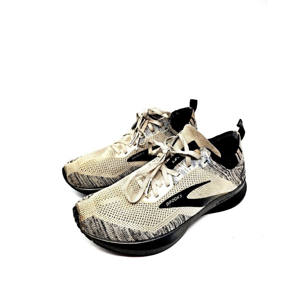 Brooks Levitate 4 White Black Women Road Running Sports Shoes Size 7.5 b Good